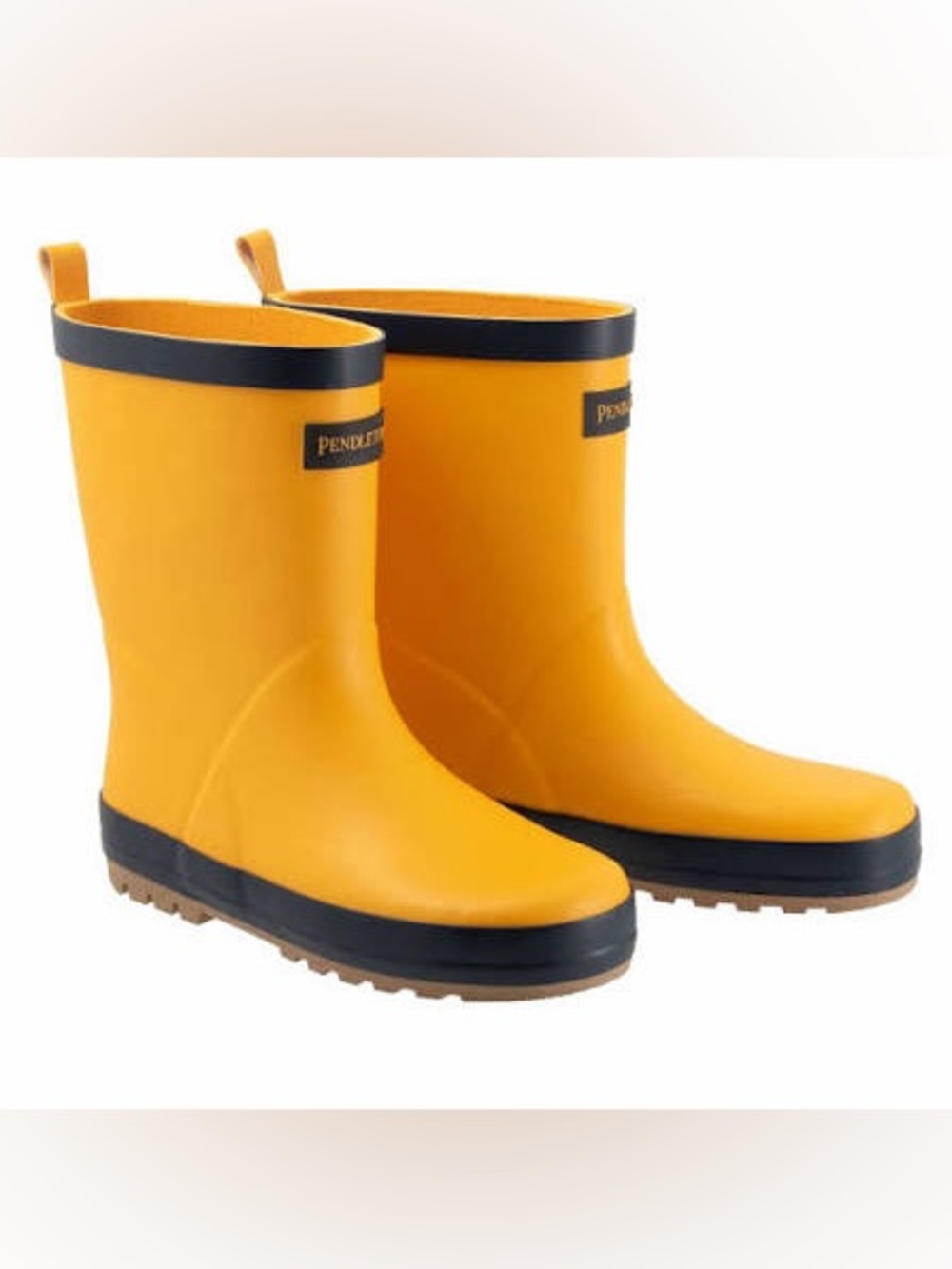 Pendleton Kids Yellow Rain Boots – Little Kids 10 – Like New